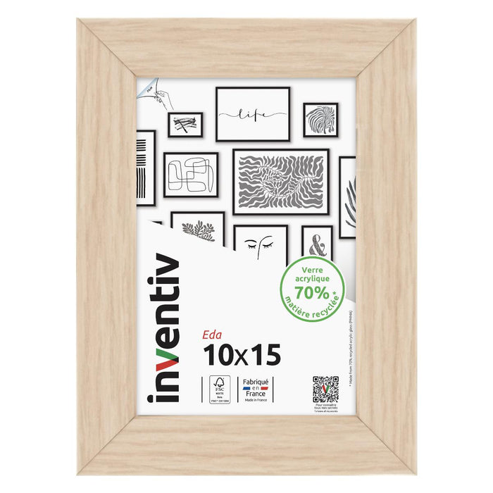РАМКА 10X15 CM EDA НАТУРАЛЕН