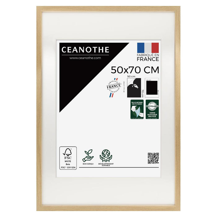 РАМКА 50X70 СМ ОТВОР 40X50 MILAN ДЪРВО