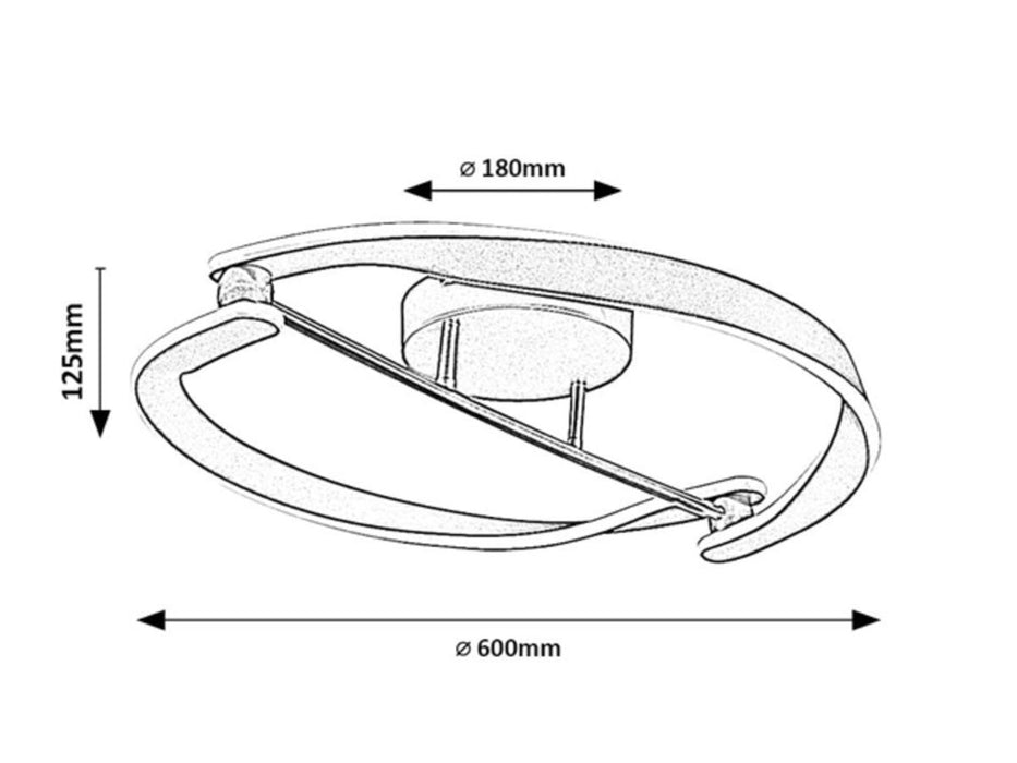 LED ПЛАФОН ADALIN 40W 60CM
