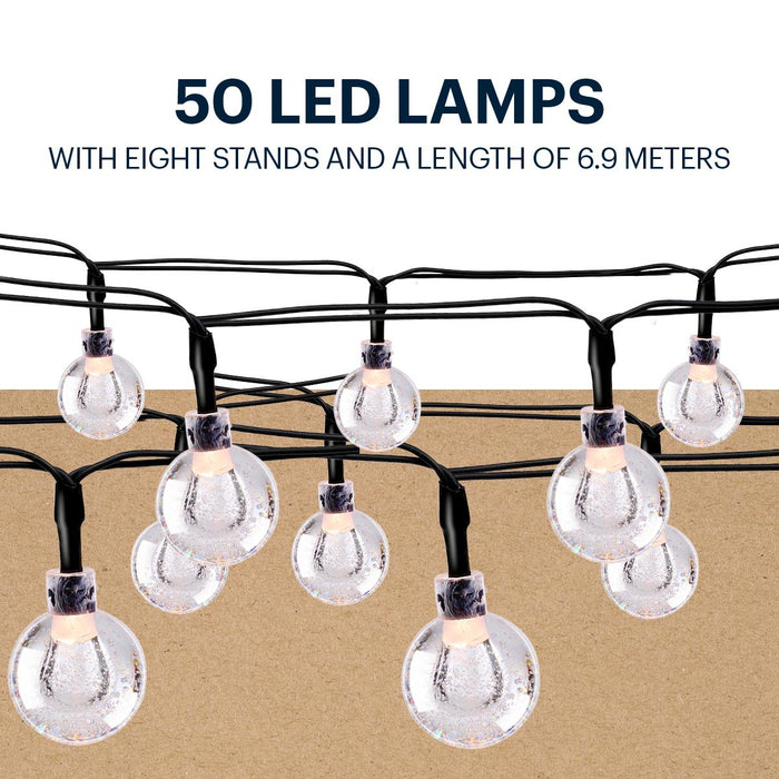 СОЛАРНИ ЛАМПИ 50LED 6.9М