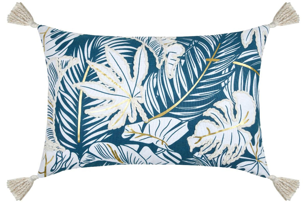 ВЪЗГЛАВНИЦА 40Х40СМ ALOHA СИНЯ
