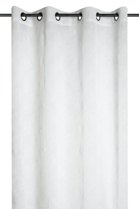 ПЕРДЕ 140Х260СМ ROZARIA БЯЛО