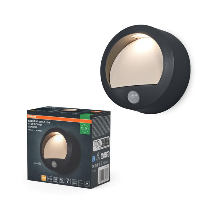 USB ФАСАД. ОСВ. ТЯЛО OSRAM  STEP RD СЕНЗ