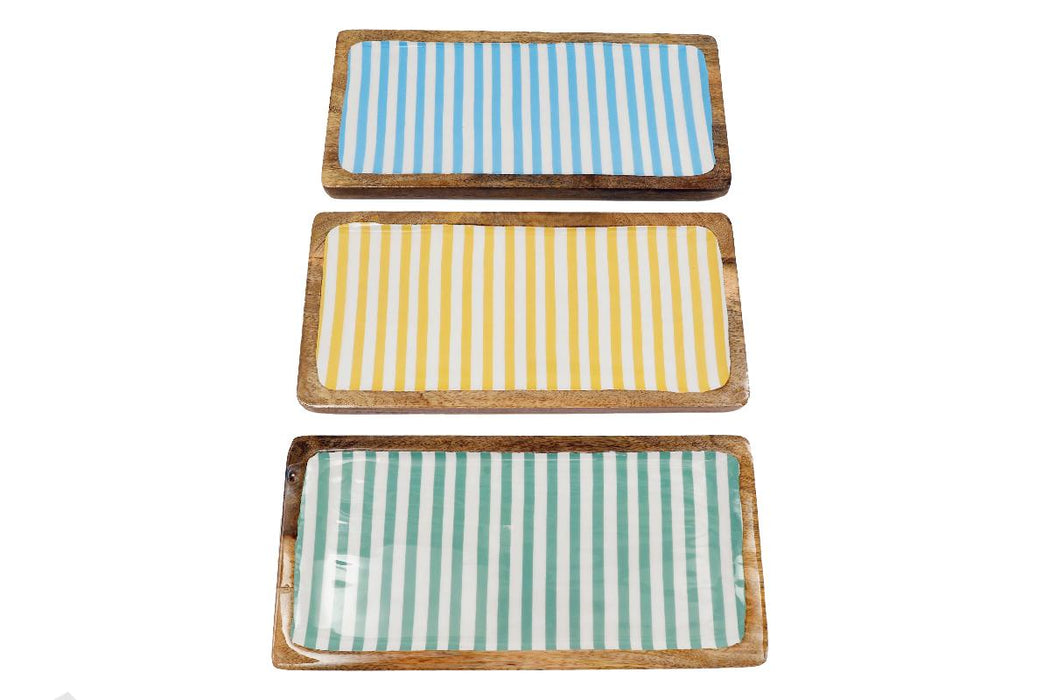 ПЛАТО 40X19CM ЕМАЙЛИРАНО РАЙЕ СЛЪНЦЕ