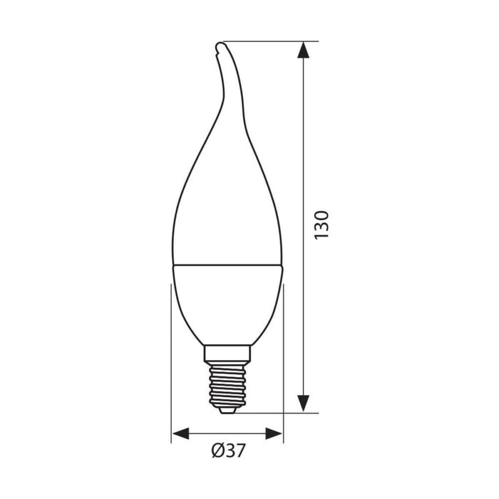 LED ЛАМПА  CAMEO FCL 5W E14 WW 3000K