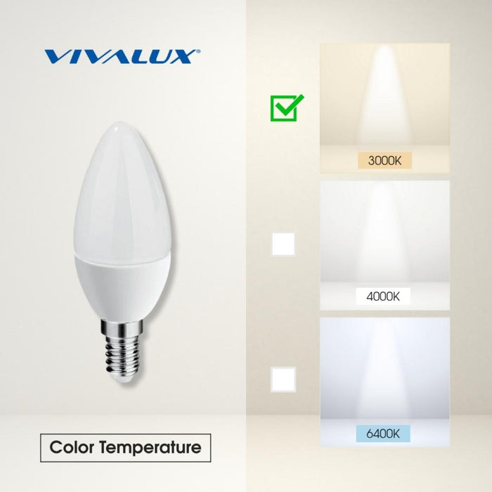 LED ЛАМПА  CERAMIC CLC 3W E14 WW 3000K