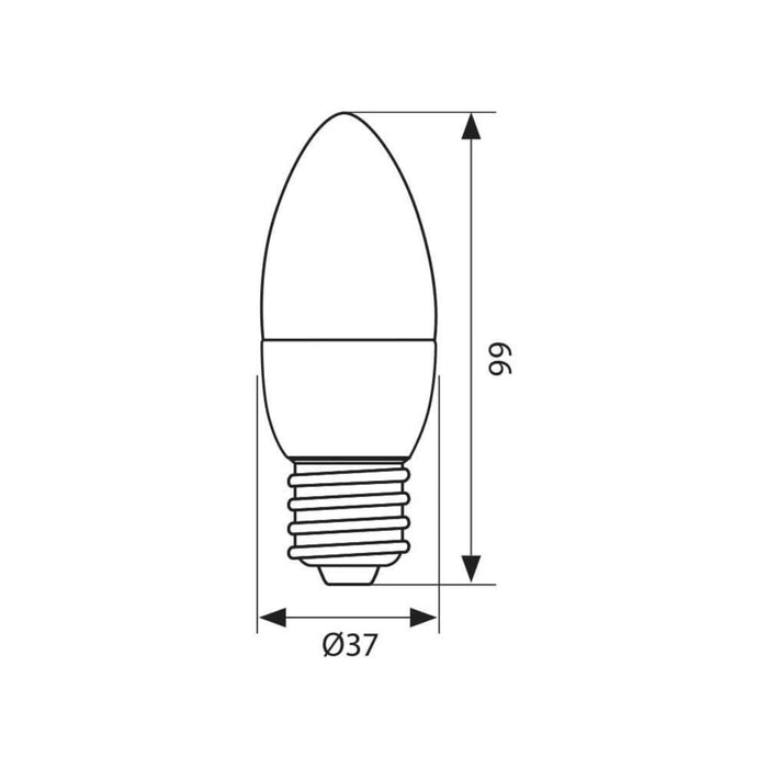LED ЛАМПА CAMEO CCL 5W E27 WW 3000K