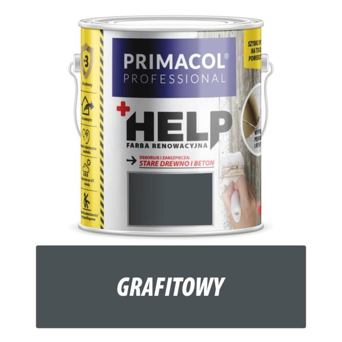 БОЯ ЗА РЕНОВАЦИЯ HELP+ ГРАФИТ 2.5L