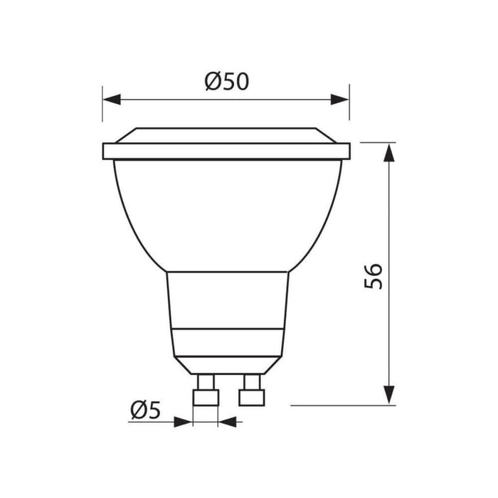 LED ЛАМПА PROXI JDR 230V 5W GU10 W 6400K