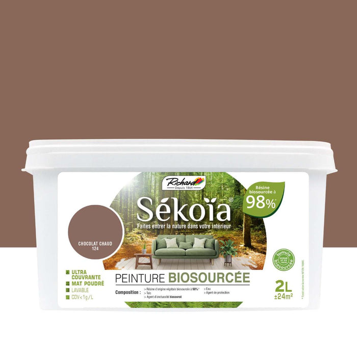 БОЯ SEKOIA MAT 2Л ТОПЪЛ ШОКОЛАД