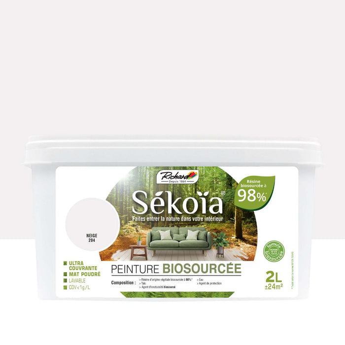 БОЯ SEKOIA MAT 2Л СНЕЖНО БЯЛО