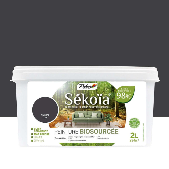 БОЯ SEKOIA MAT 2Л ВЪГЛЕНОВО ЧЕРНО
