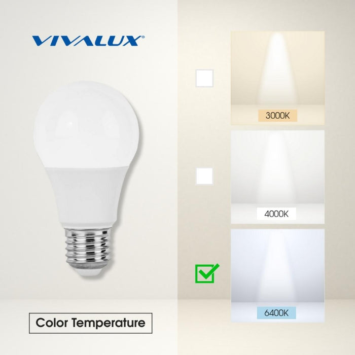 LED ЛАМПА ALFA 8.5W E27 W 6400K