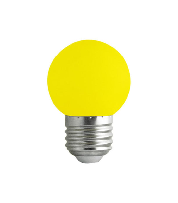 LED КРУШКА COLORLED E27 G45 120LM ЖЪЛТ