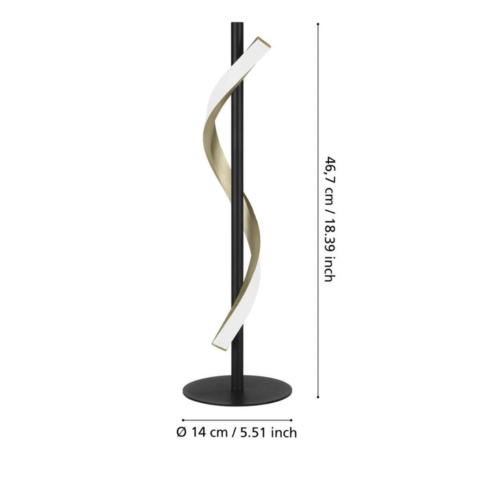 LED НАСТОЛНА ЛАМПА CONAPRATO 8.8W МЕСИНГ
