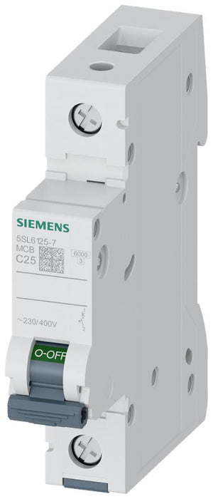 ПРЕКЪСВАЧ 5SL6 1P 25A С 6KA SIEMENS