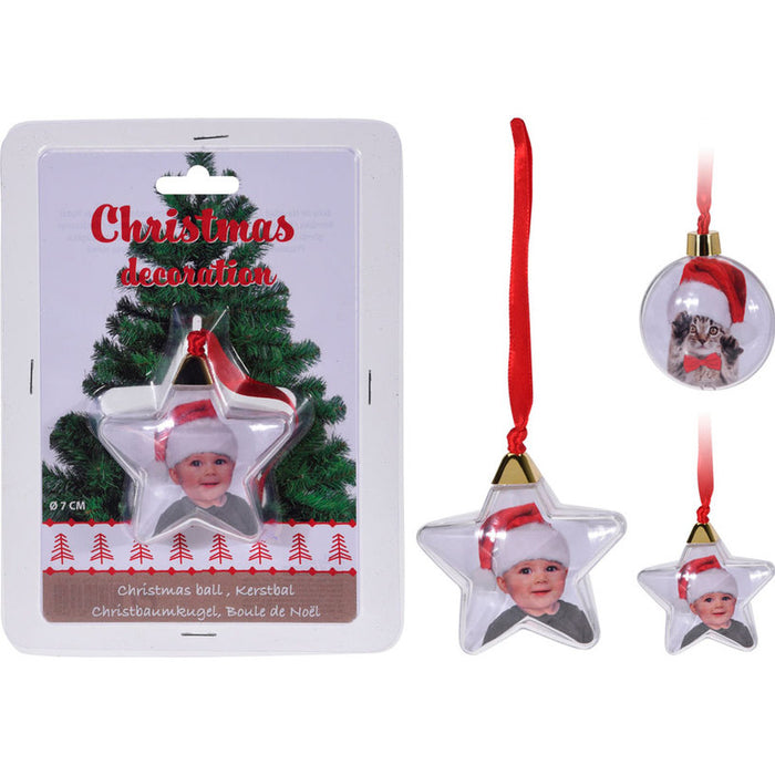 КОЛЕДНА ДЕКОРАЦИЯ ТОПКА/ЗВЕЗДА СНИМКА 7X3CM 170431270/170486030