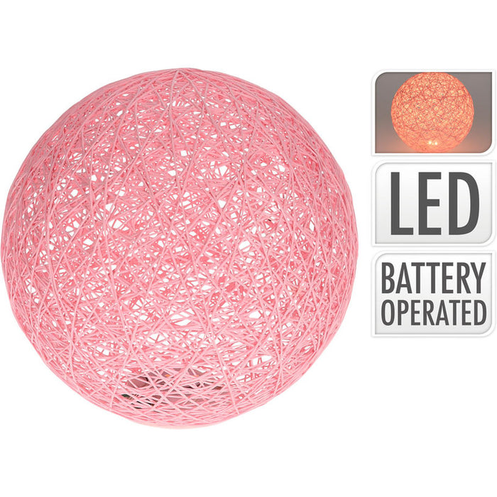 КОЛЕДНА ДЕКОРАЦИЯ ТОПКА 25CM РОЗОВА AMZ000120