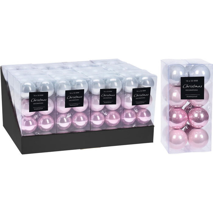 КОМПЛЕКТ КОЛЕДНА ДЕКОРАЦИЯ 16БР 5CM CAN204570