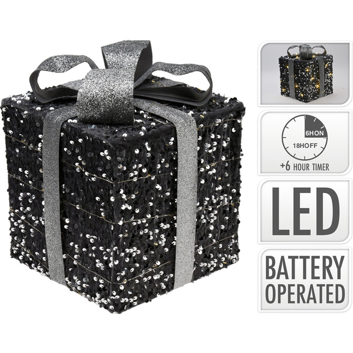 КОЛЕДНА ДЕКОРАЦИЯ ПОДАРЪЦИ 3БР LED ASK002500