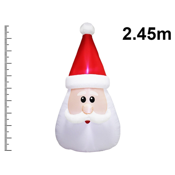 НАДУВАЕМА ФИГУРА ДЯДО КОЛЕДА ГЛАВА 245CM DIF000120