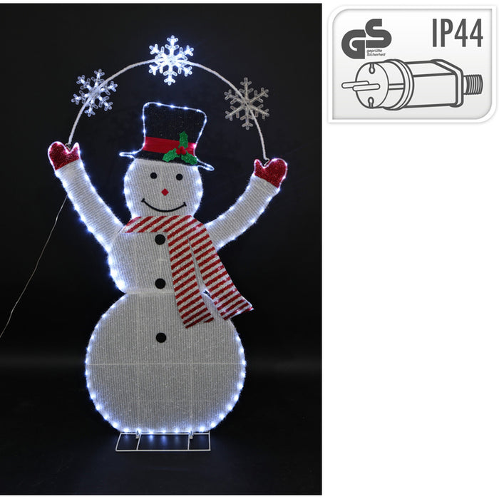 КОЛЕДНА ФИГУРА СНЕЖЕН ЧОВЕК 88X153CM 140LED AZX100230