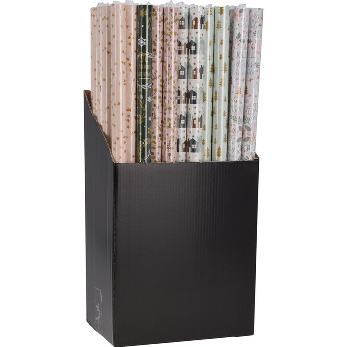 КОЛЕДНА ОПАКОВЪЧНА ХАРТИЯ 70X200CM MIX PPN102420