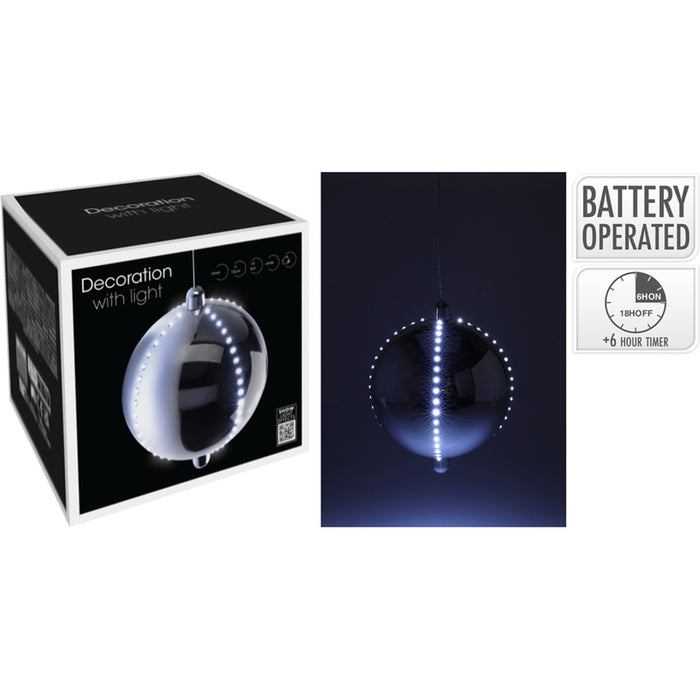 КОЛЕДНА ТОПКА 15CM LED XX8310600