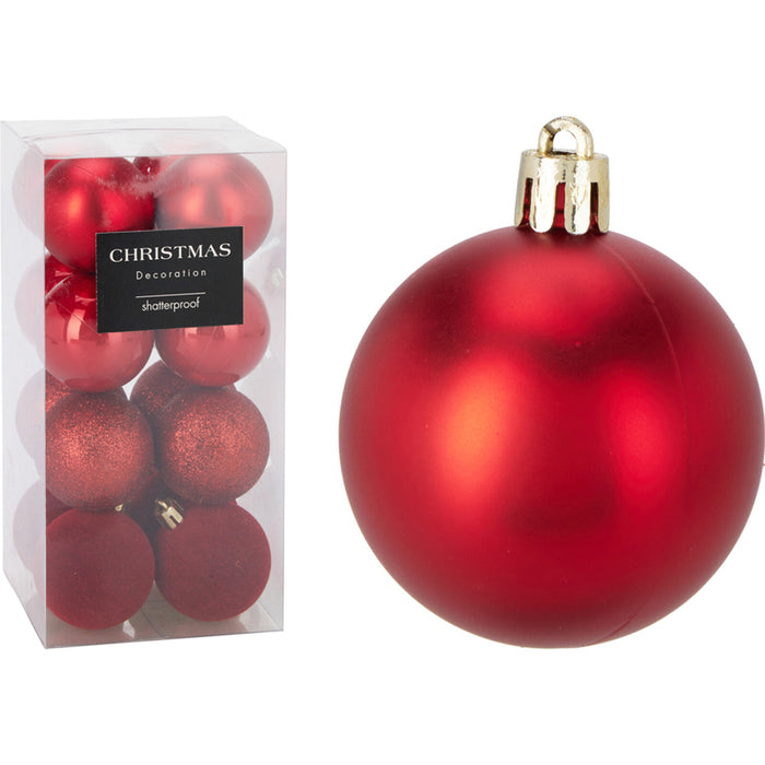 К-КТ КОЛЕДНИ ТОПКИ 5CM 16БР ЧЕРВЕН CAN310040