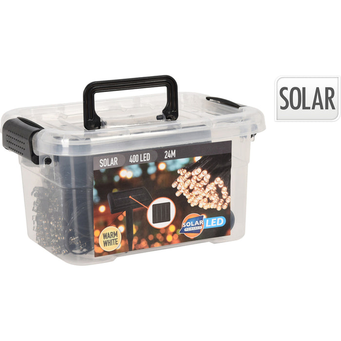 ГРАДИНСКО ОСВЕТЛЕНИЕ SOLAR 400LED 24M WW DX9540010