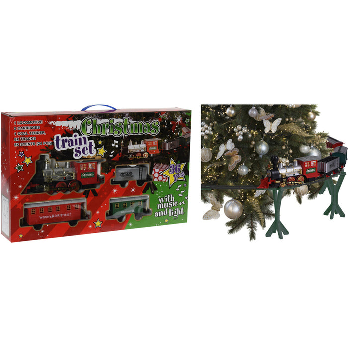 КОЛЕДНА ИГРАЧКА ВЛАКЧЕ 36Ч S27600050