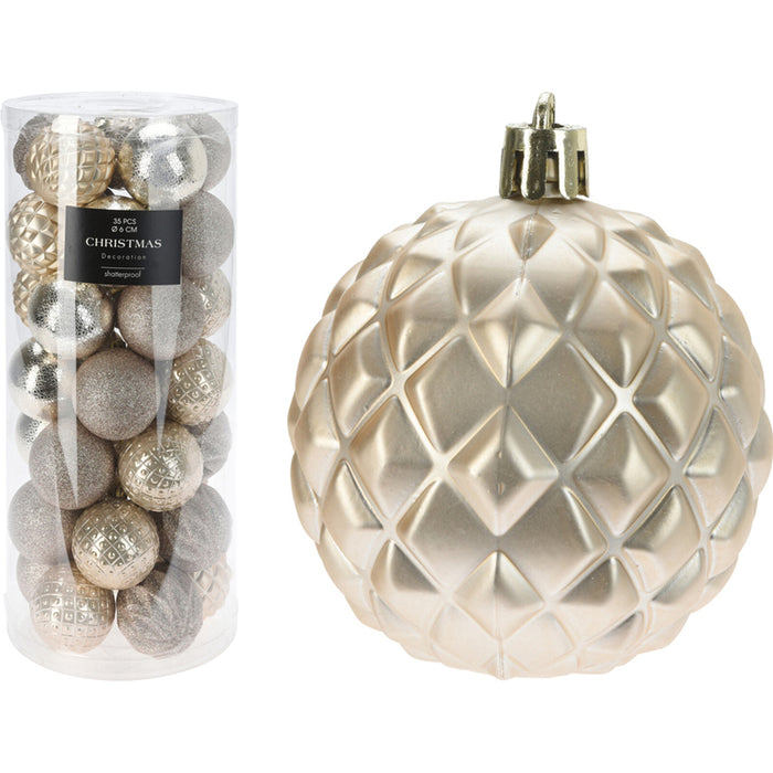 КОМПЛЕКТ КОЛЕДНИ ТОПКИ 35БР 6CM AVS101750