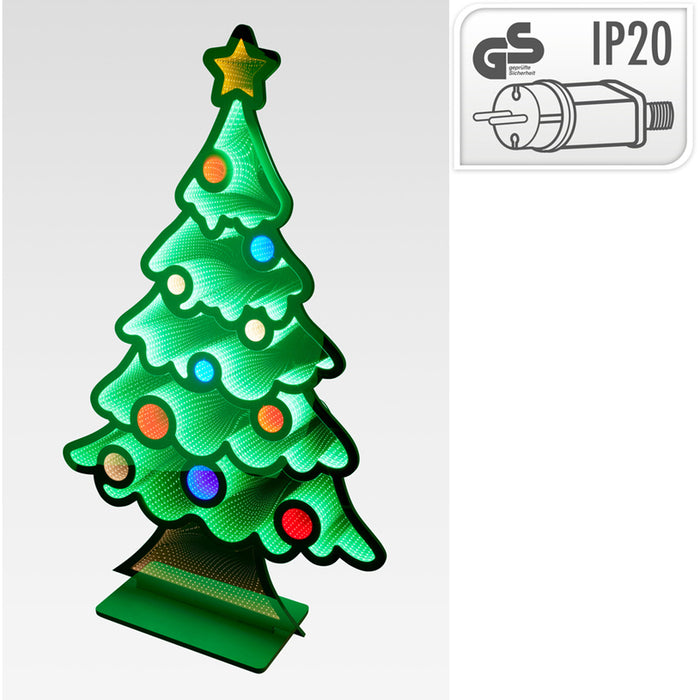 КОЛЕДНА ОГЛЕДАЛНА ФИГУРА ЕЛХА LED 180CM AXT300030