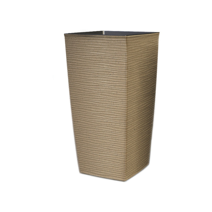ПЛАСТМАСОВА САКСИЯ 25X25X46.5C MELROSE WOODY
