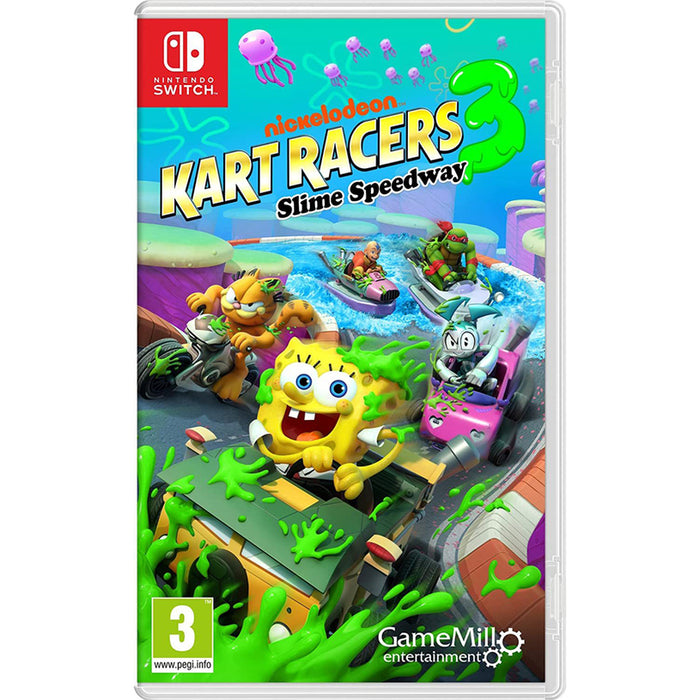 Игра NICKELODEON KART RACERS 3 SLIME SPEEDWAY NINTENDO КОД В КУТИЯ SWITCH