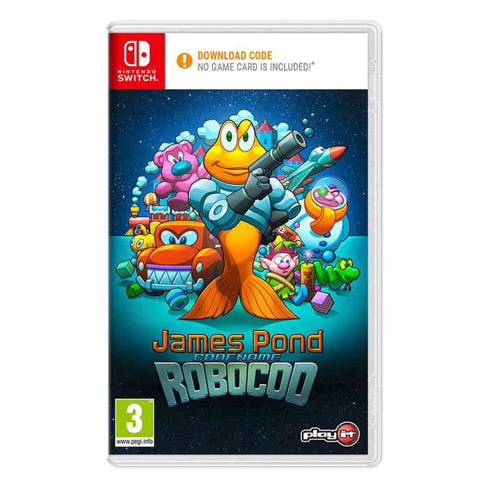 Игра JAMES POND 2 OPERATION ROBOCOD КОД В КУТИЯ NINTENDO SWITCH