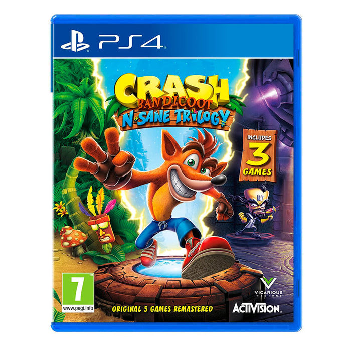 Игра CRASH BANDICOOT N.SANE TRILOGY PLAYSTATION 4 PS4