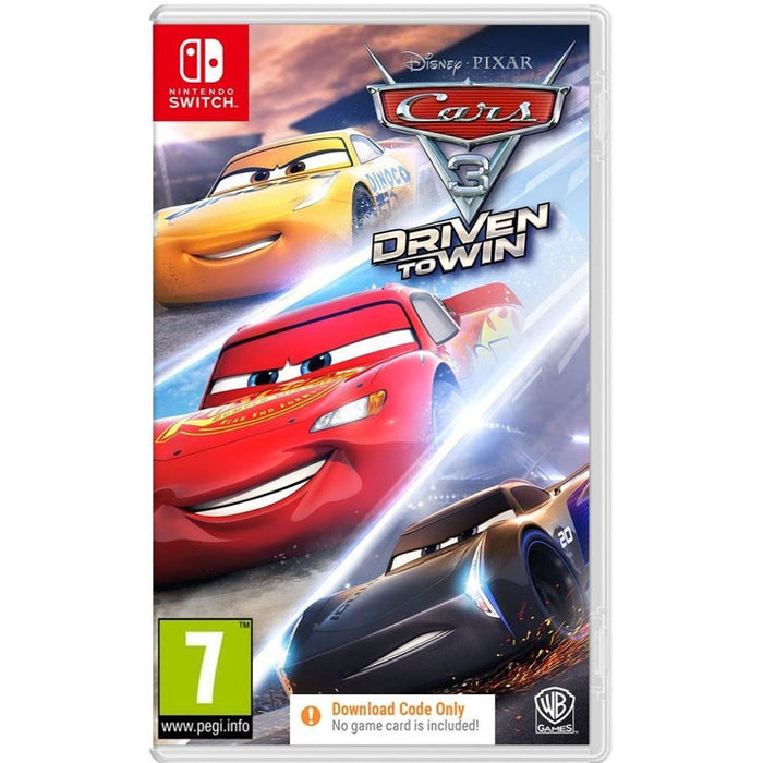 Игра CARS 3 DRIVEN TO WIN КОД В КУТИЯ NINTENDO SWITCH