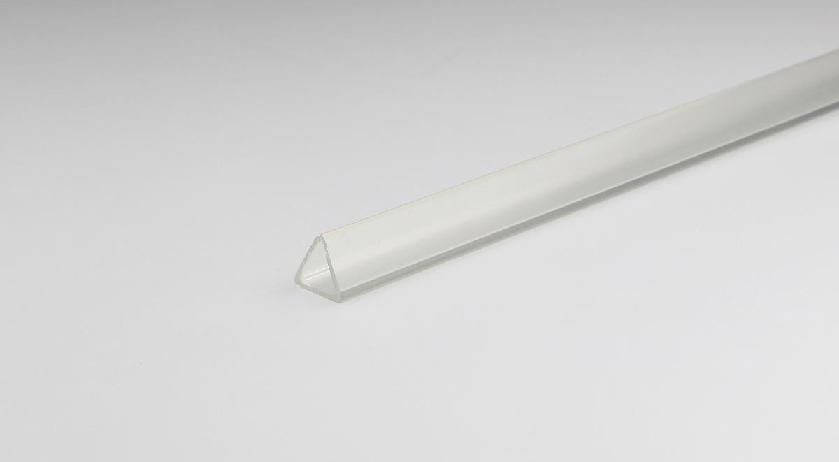 PVC ГЪВКАВ ПРОФИЛ 12MM/1M ПРОЗРАЧЕН