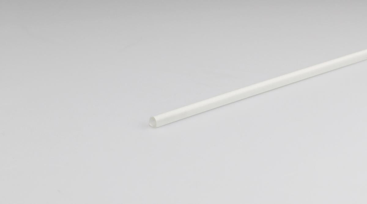 PVC КРЪГЪЛ ПРОФИЛ 1/2 4X4MM/1M БЯЛ