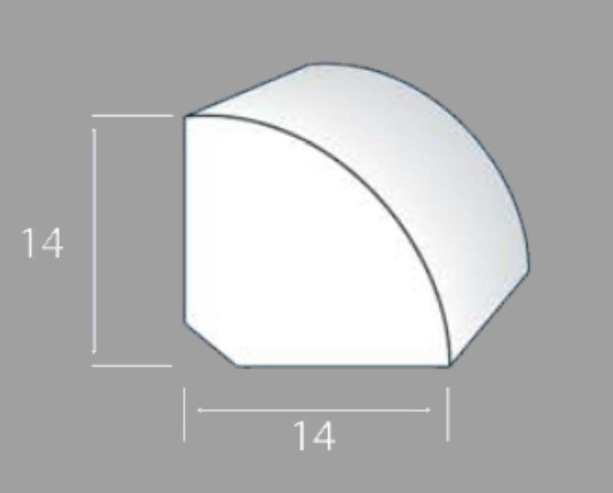 ПРОФИЛ ЪГЛОВ СТЕНИ PVC14MM БУК