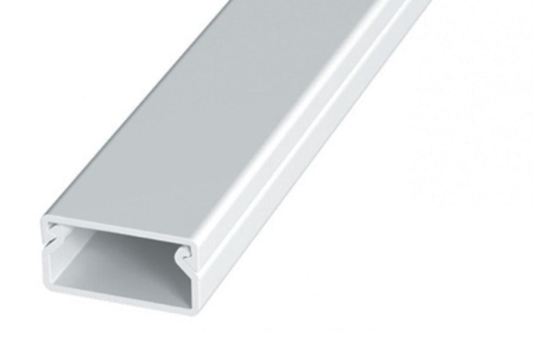 КАНАЛ PVC 20X10 2M БЯЛ