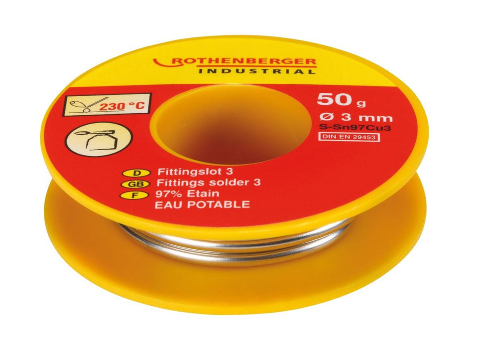 ФИТИНГОВ ПРИПОЙ L-SN 3MM DIN 1707 50ГР