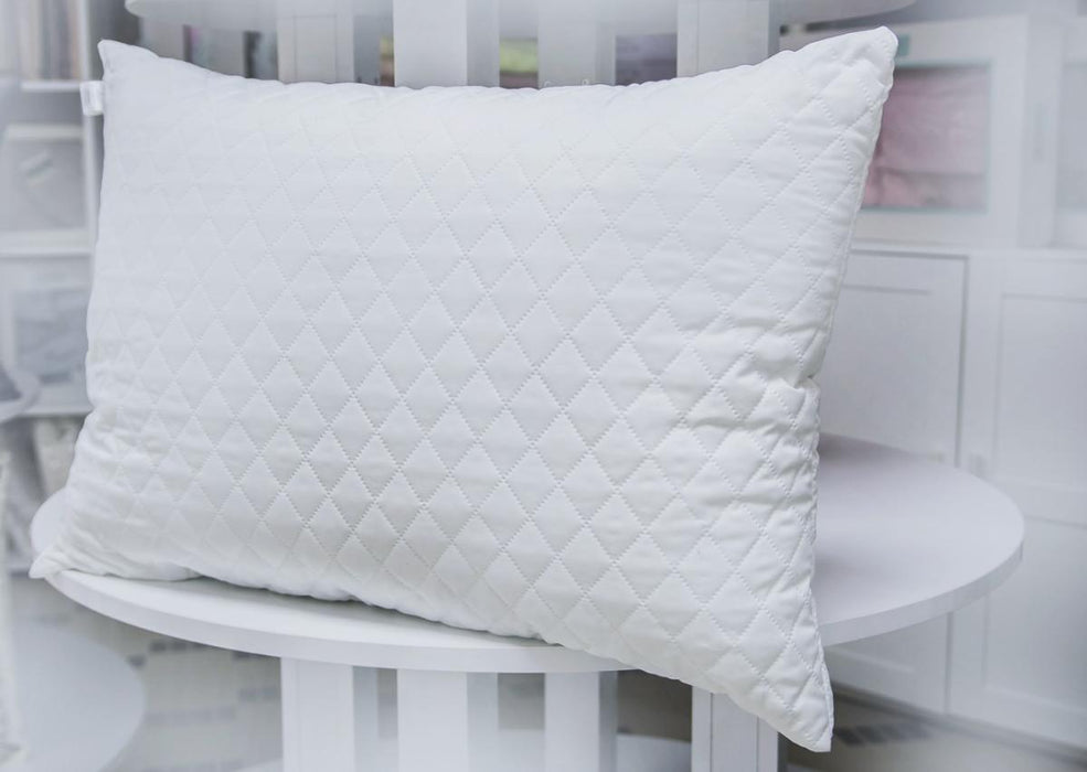 ВЪЗГЛАВНИЦА 50Х70 CM БЯЛА МИКРОФИБЪР