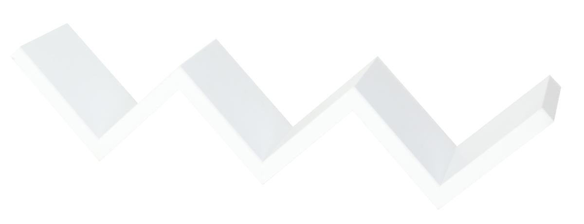 ЕТАЖЕРКА ZIGZAG БЯЛА