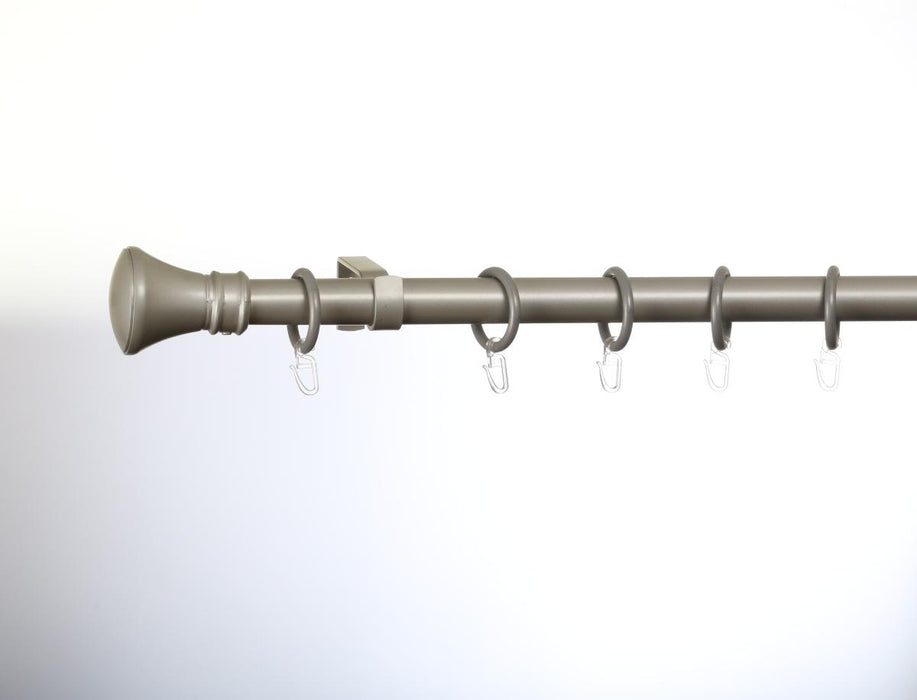 КОРНИЗ ТИАРА 190-340 СМ СРЕБРО МАТ