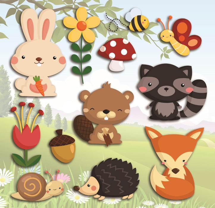 СТИКЕР 30X30СM HAPPY FOREST