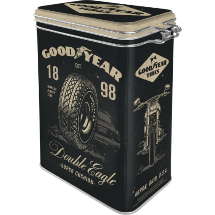 КУТИЯ С КЛИПС-GOODYEAR МОТОЦИКЛЕТ