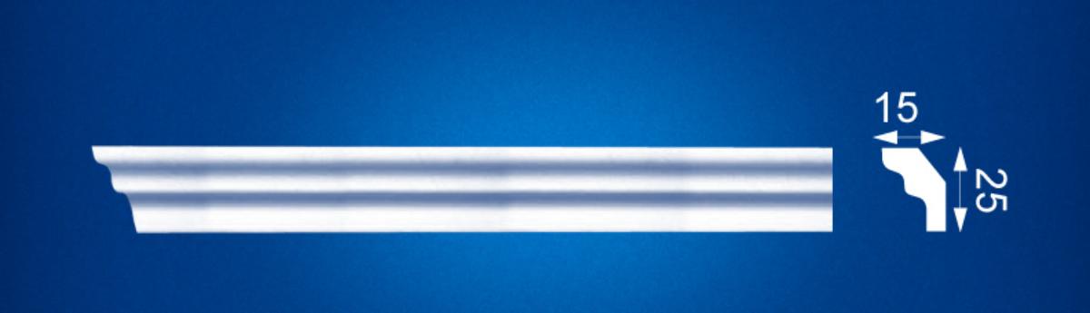 ДЕКОРАТИВЕН ПРОФИЛ ПОЛИСТИРЕН S1