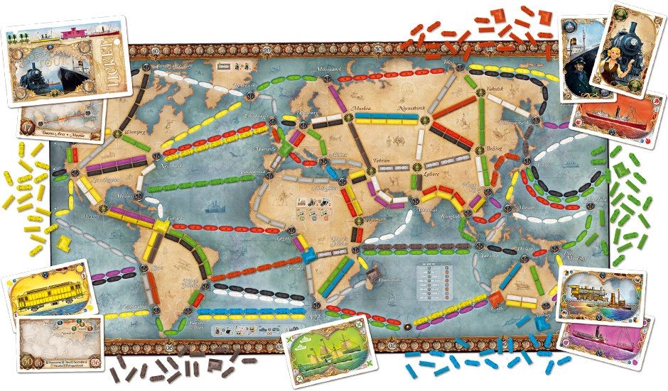 Настолна игра Ticket to Ride - Rails & Sails